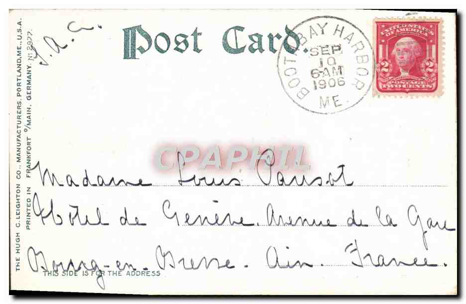 CPA Boothbay Me Spruce Point Boothbay Harbour Me — Back