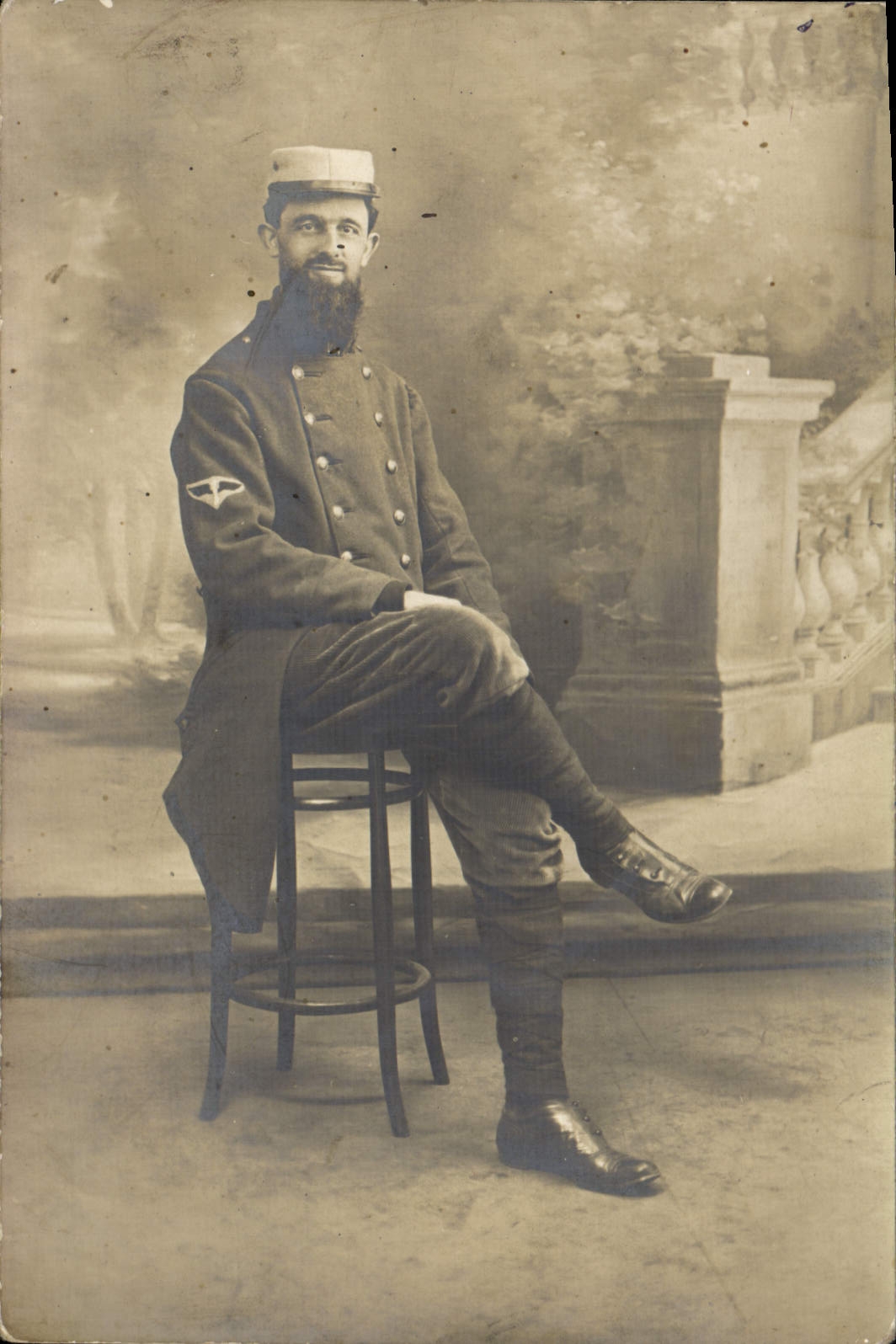CARTE PHOTO Soldat Militaria