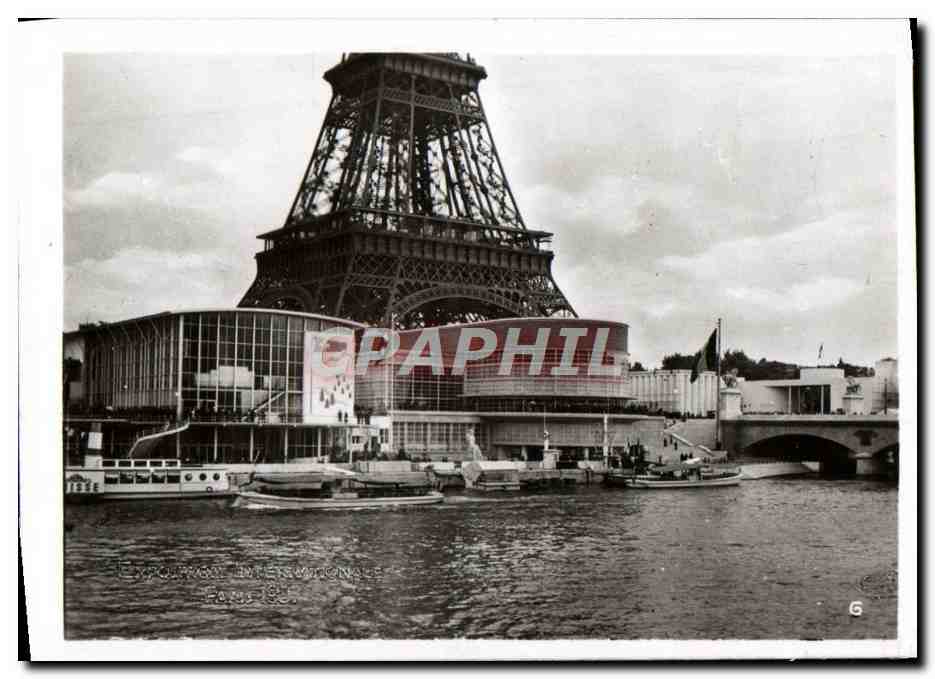 CPM Paris Exposition Tour Eiffel