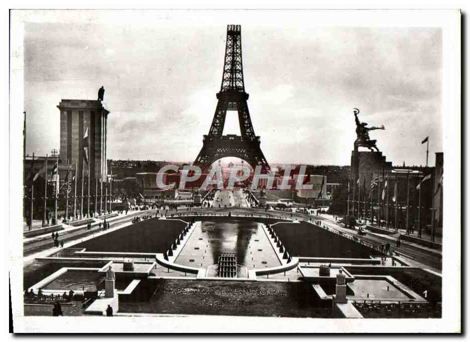 CPM Paris Exposition Tour Eiffel