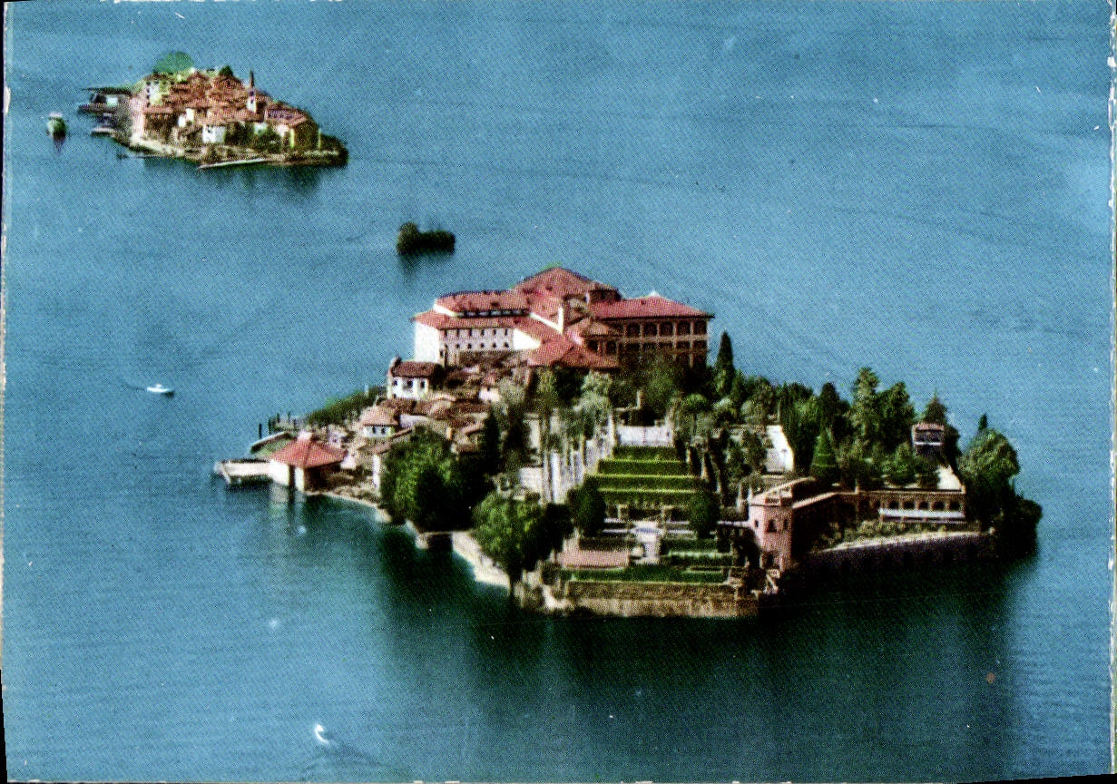 CPM Isola Bella Lago Maggiore Isola Bella Veduta Aerea