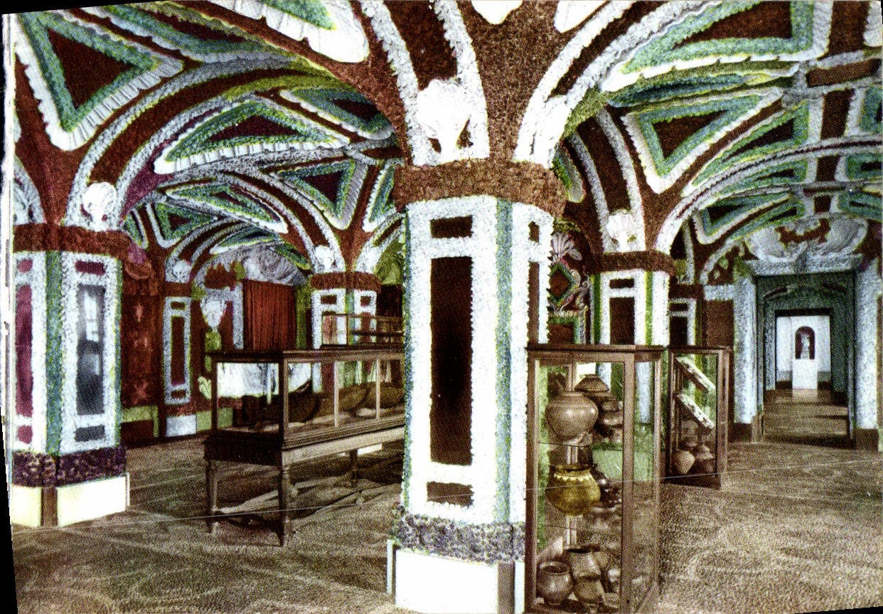 CPM Isola Bella Lago Maggiore Isola Bella Grotte Mosaico