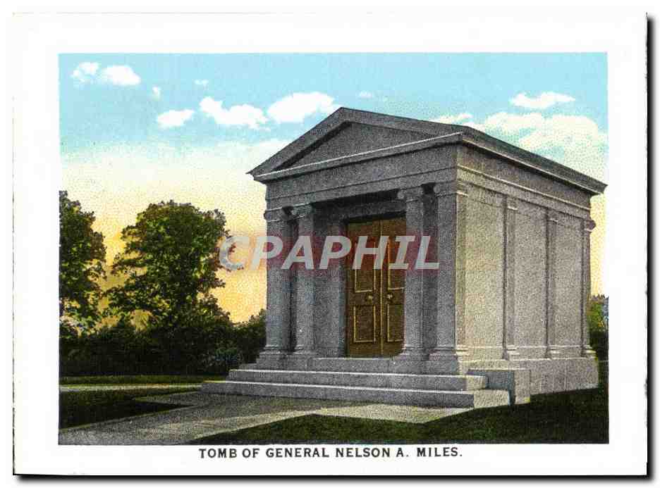 CPM Memorial Amphitheatre Tomb of General A Miles — Back