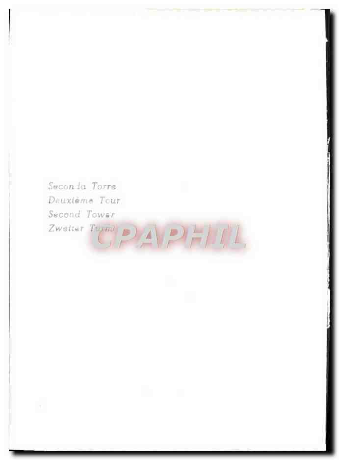 Château de Montecuccolo — Seconde Tour — CPAPHIL — Verso