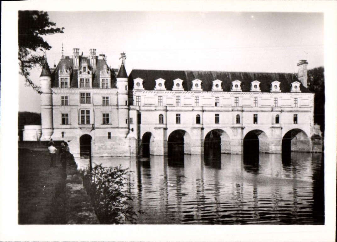 CPM Le Chateau De Chenonceau La Facade ouest Et La Grande Galerie Sur Le Cher