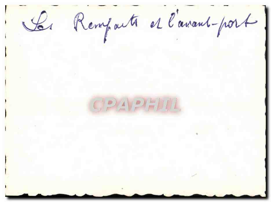Les Remparts et l'avant-port — CPAPHIL — Rückseite