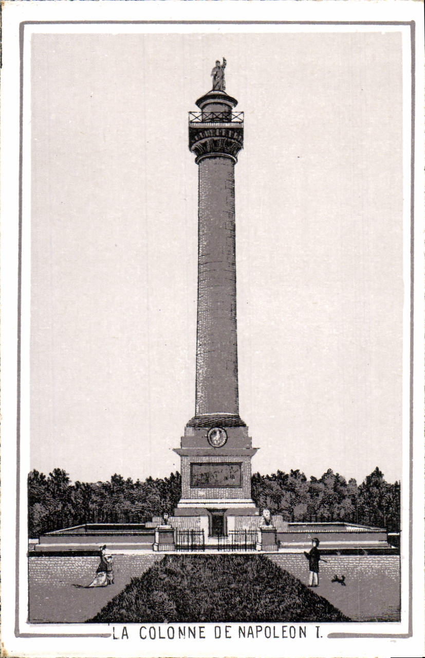 CPM Boulogne sur Mer La Colonne De Napoleon 1er