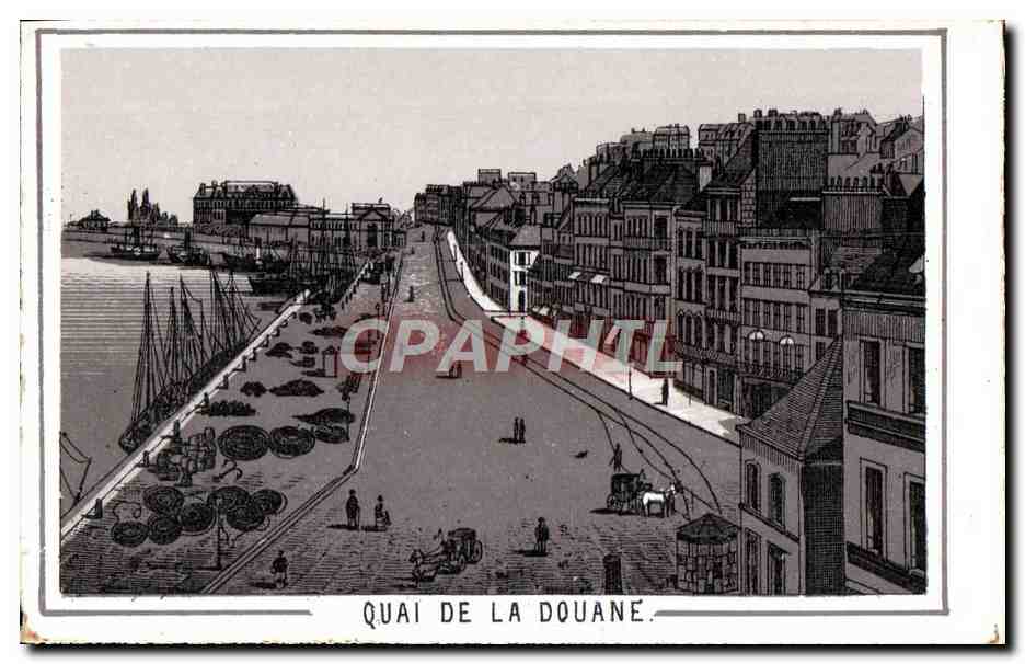 Quai de la Douane — vue panoramique — éditeur inconnu, n° de série non visible