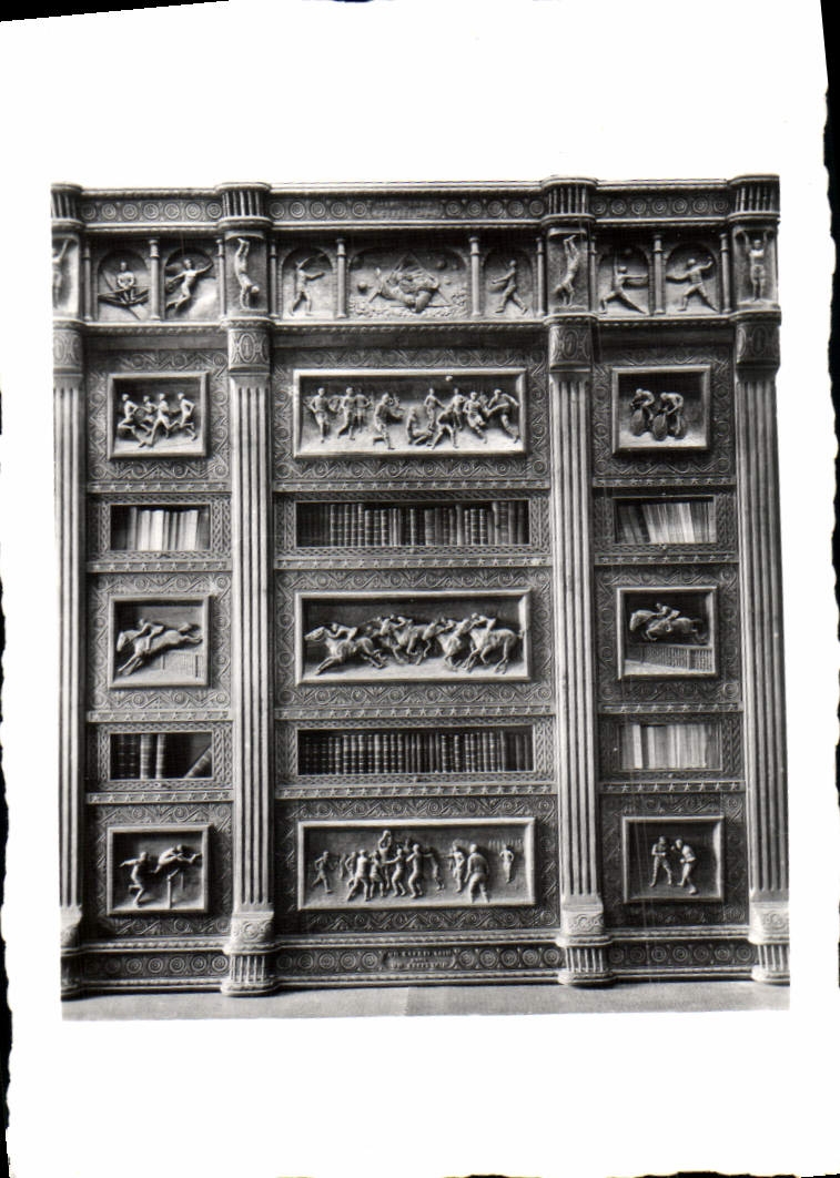 Bibliothèque monumentale en chêne massif — Exposition des Sports, Cancale (Ille-et-Vilaine) 1933-1938 — éditeur CPAPHIL, n°9