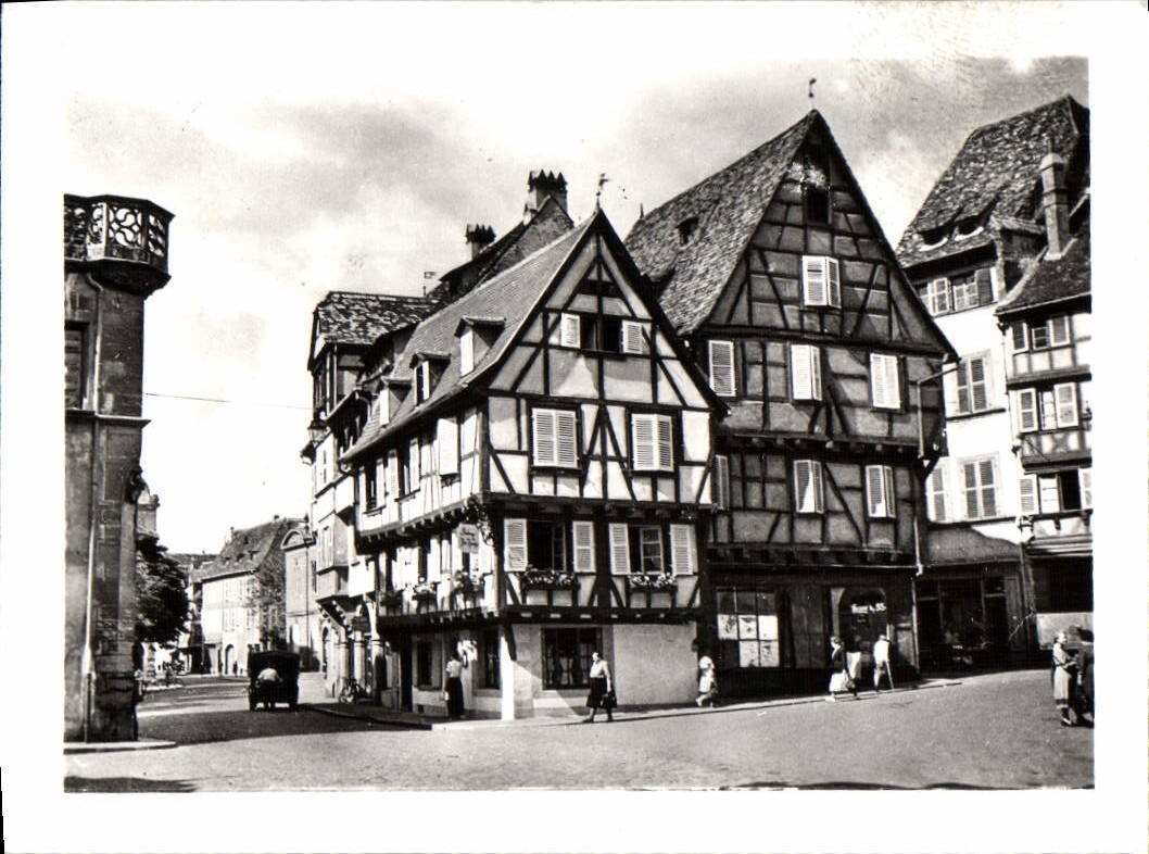 Colmar - La Grand' rue. L'Auberge « Au Fer Rouge » — CPAPHIL