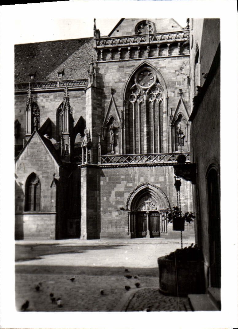 CPM Colmar Vieux puits et transept de la Cathedrale