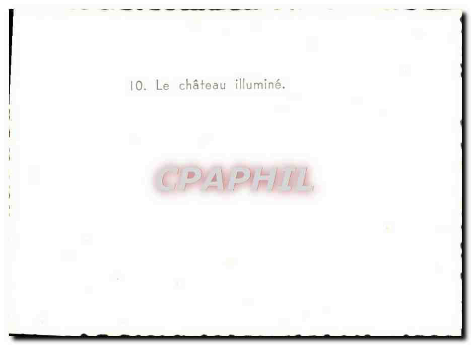 CPM Saumur Le Chateau Illumine — Rückseite