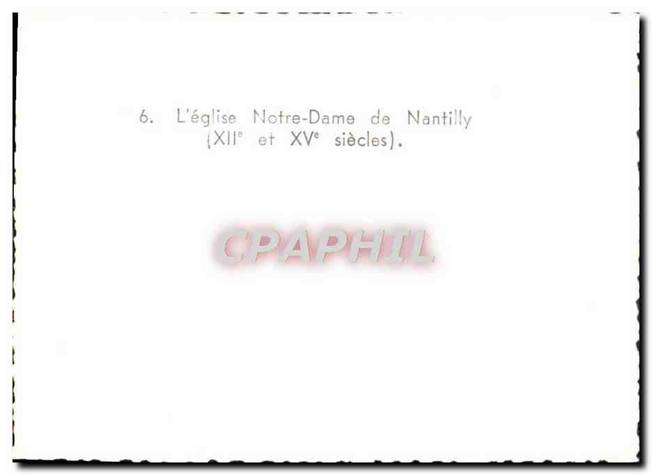 CPM Saumur L'Eglise Notre Dame de Nantilly — Rückseite