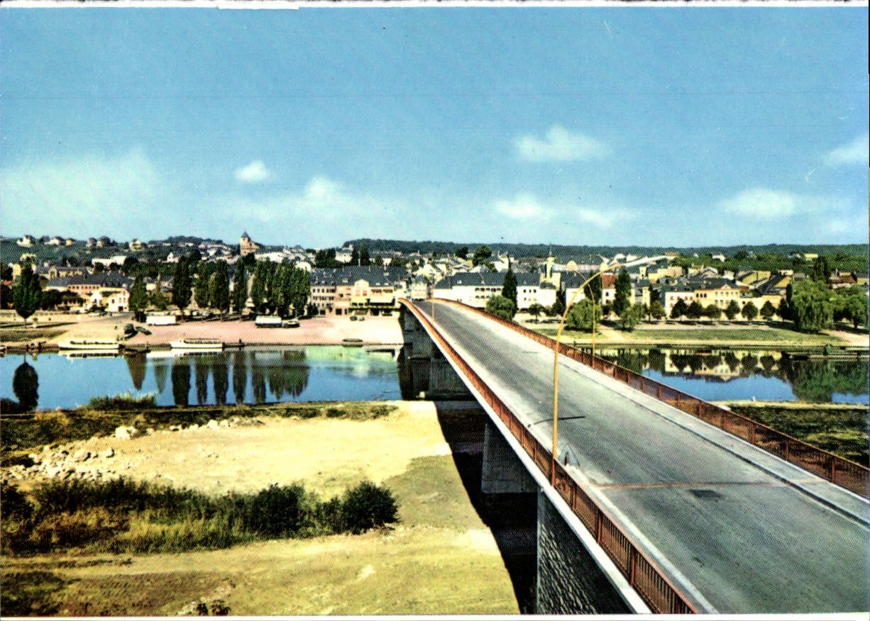 CPM Remich Vue Generale La Moselle et le Pont