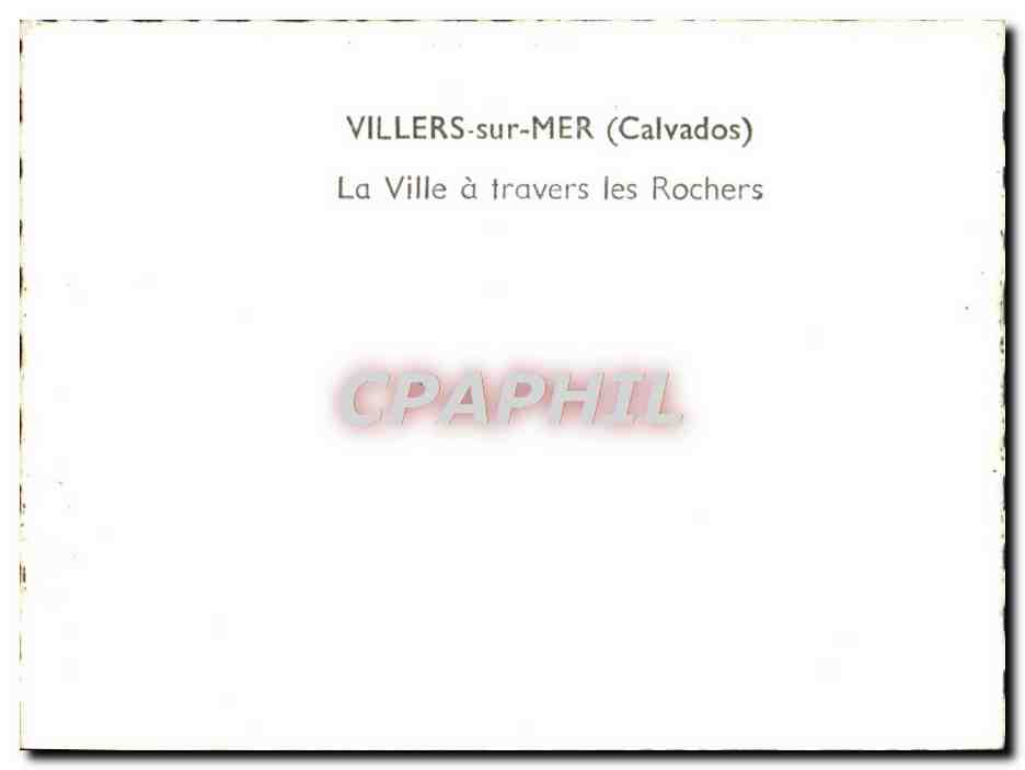 Villers-sur-Mer (Calvados) — Blick Durch Die Felsen — CPAPHIL — Rückseite