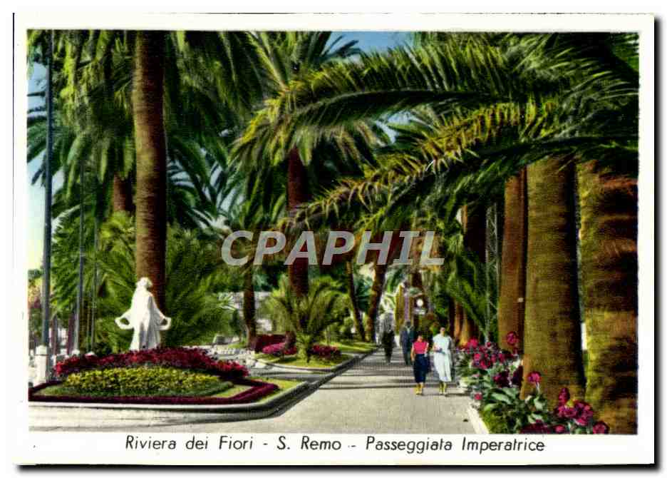 CPM Riviera dei Fiori Remo Passeggiatea Imperatrice