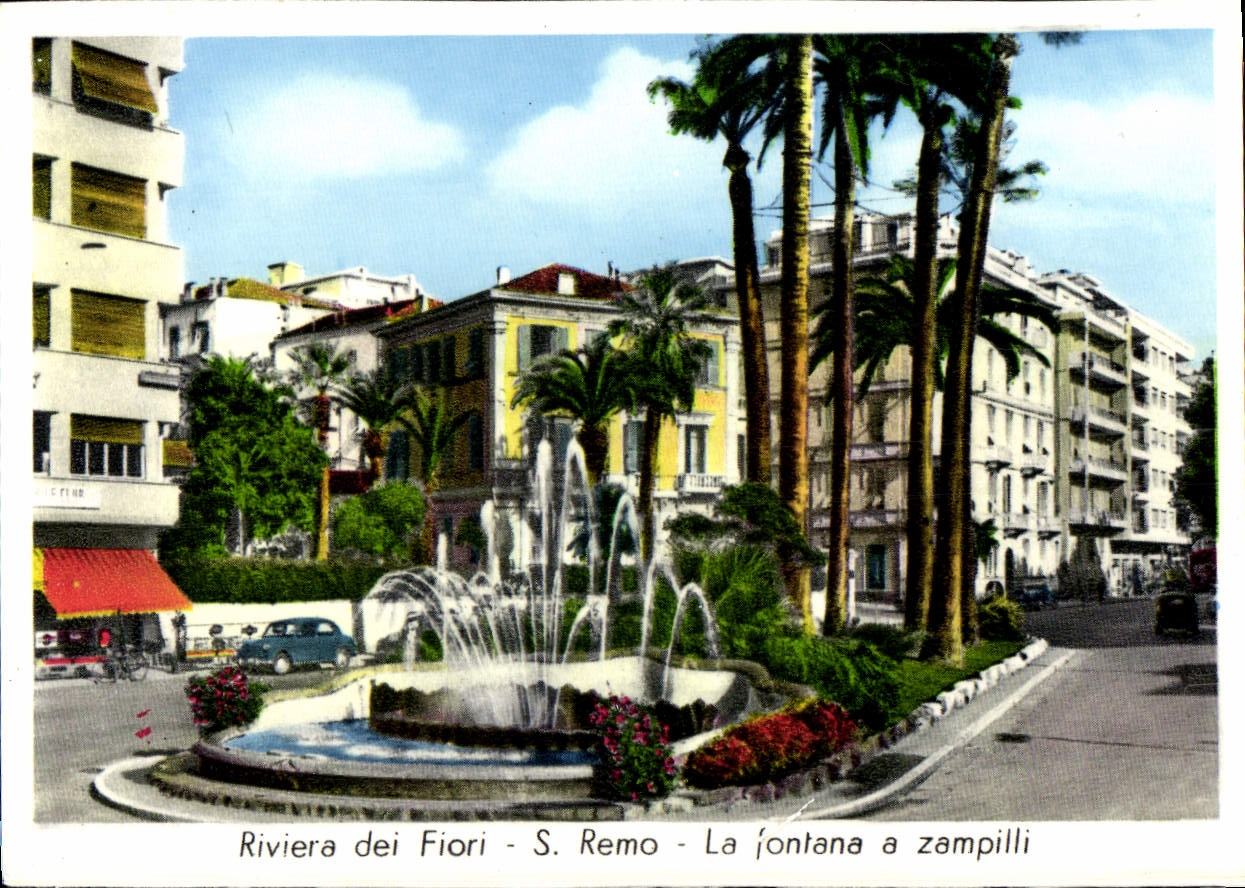 CPM Riviera dei Fiori Remo La Fontana a Zampilli