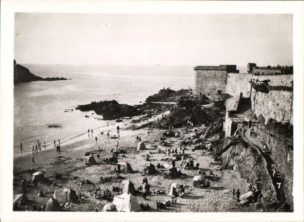 Plage de Fort-Louis — vue panoramique — série n°7 - Anverso