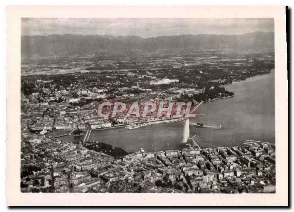 CPM Geneve Vue Generale sur et lac Leman