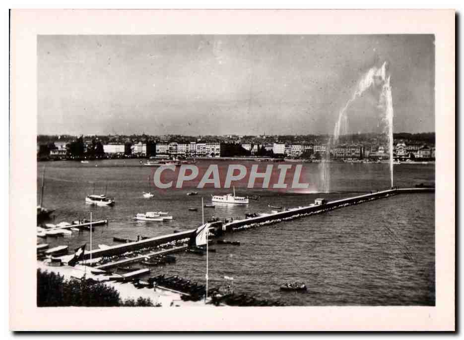 CPM Geneve Le Jet d'eau
