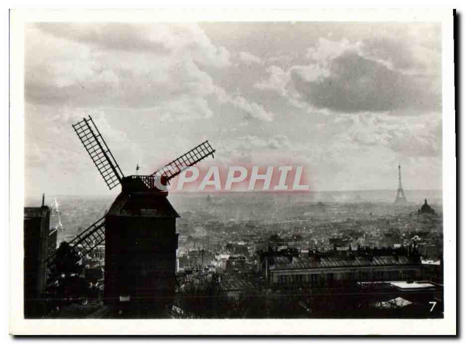 CPM Paris Vu du Moulin de la Galette