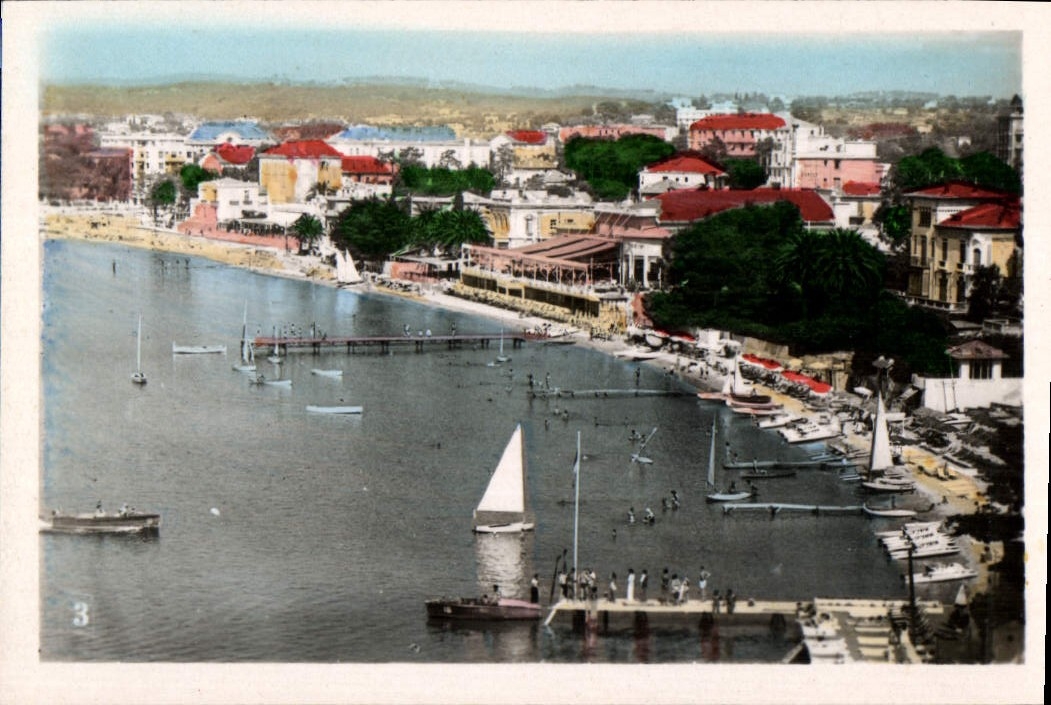 Juan-les-Pins — Vue prise de l'Hôtel "Belles Rives" — CPAPHIL n°3