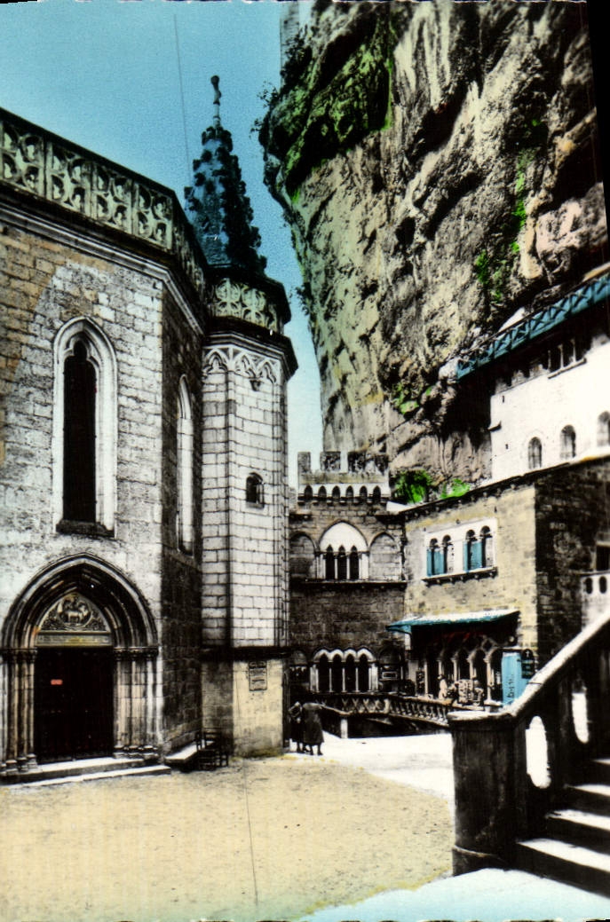 Rocamadour — La Chapelle Saint-Jean et le Rocher — CPAPHIL n°105