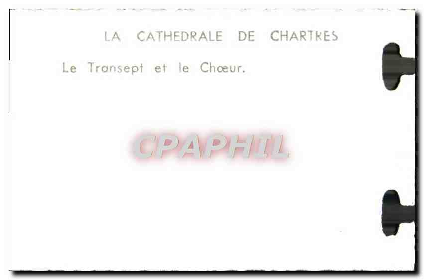 Cathédrale de Chartres — Le Transept et le Chœur. — Back
