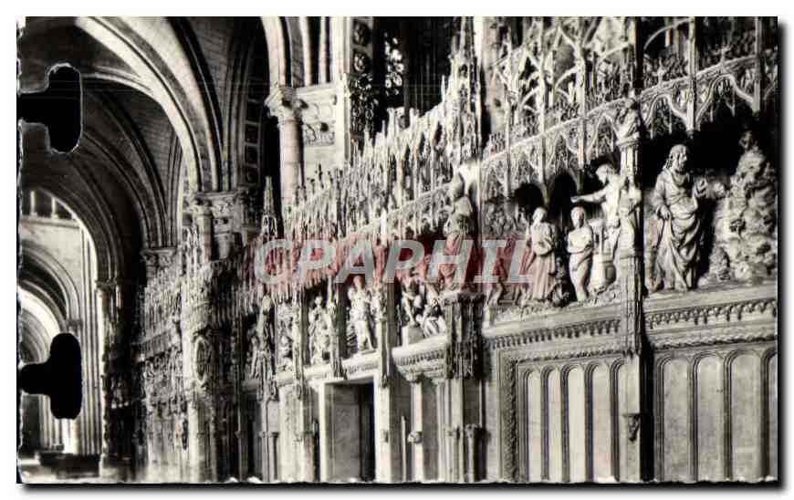 CPM Chartres La Cathedrale Le Tour du Choeur