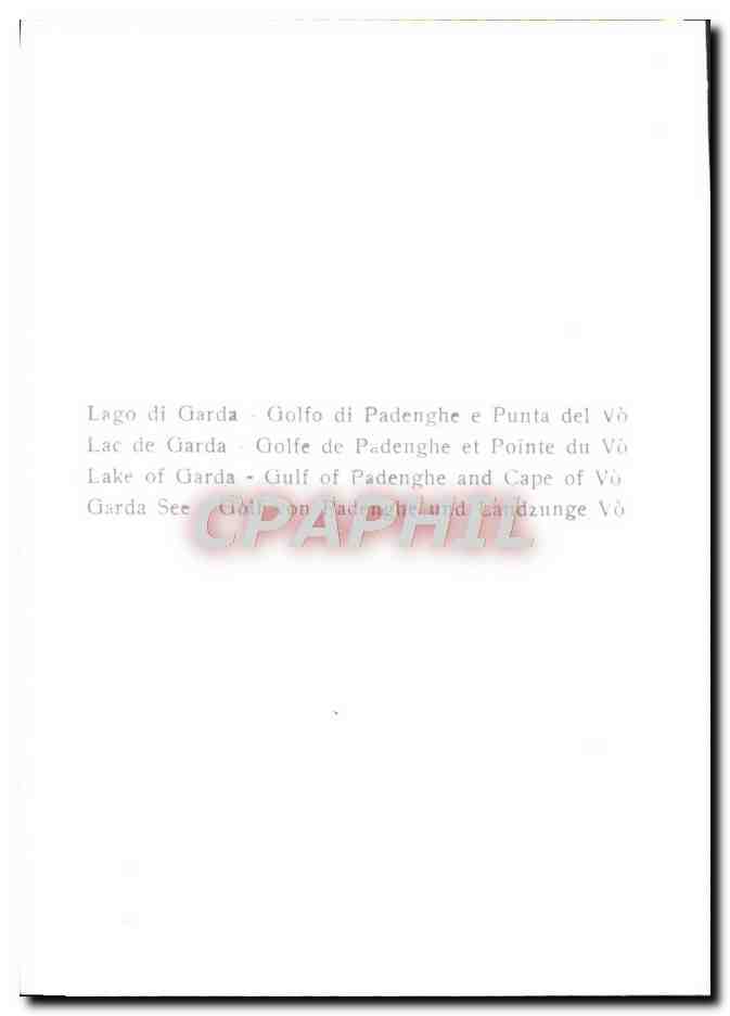CPM Manerba Lago di GArda Golfo di Padenghe e Punta del Vo — Rückseite