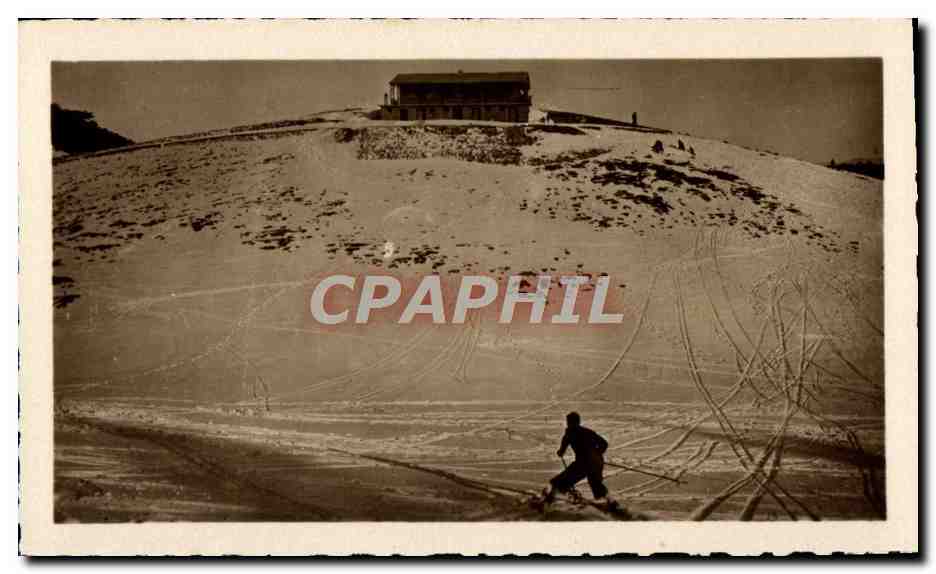 Ifrane sous la neige — Le Chalet du Ski-Club au Tizi N'Tretten