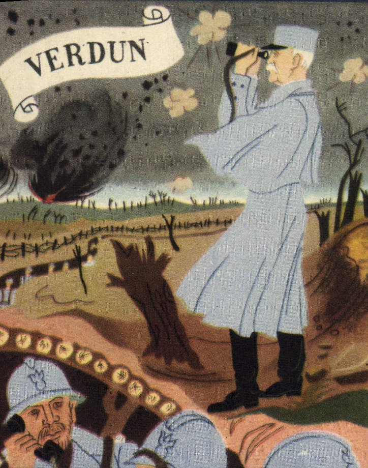 Verdun — Inspection du général Pétain — La Vie du Maréchal N° 4