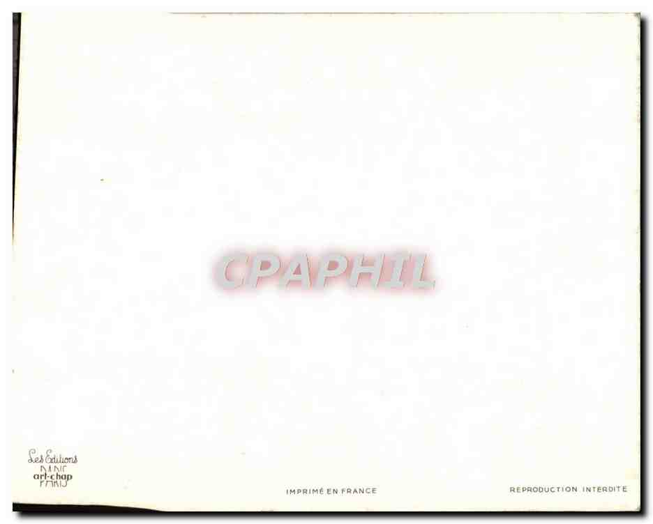 CPM Paris Notre Dame Abside — Verso