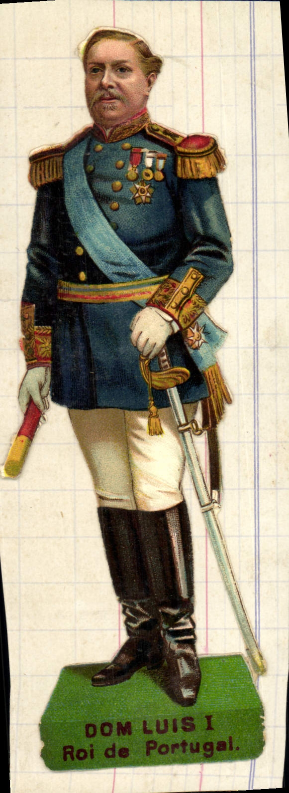 Dom Luis I — Roi de Portugal — éditeur CPAPHIL, n° de série non visible