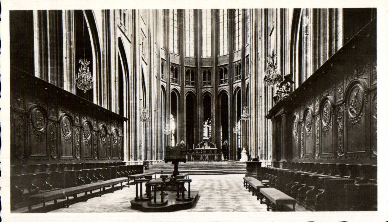 CPM Orleans La Cathedrale Eglise Sainte Croix