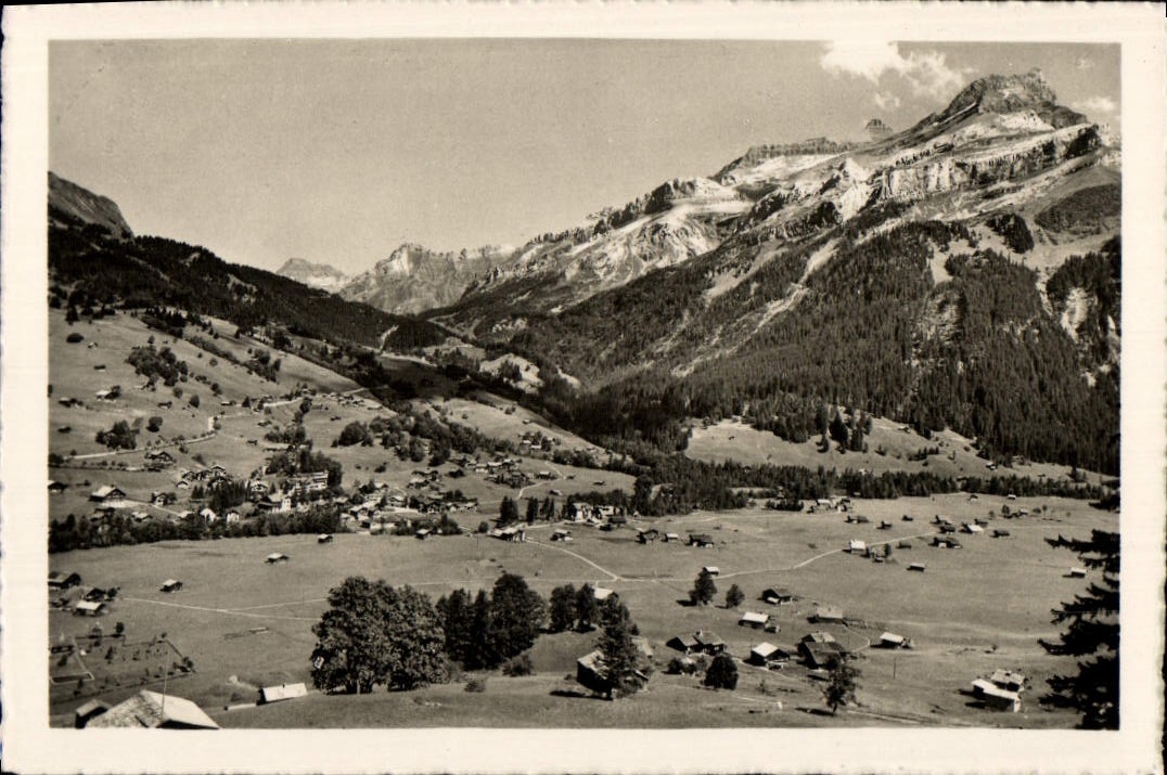 Les Diablerets — vue panoramique — CPAPHIL
