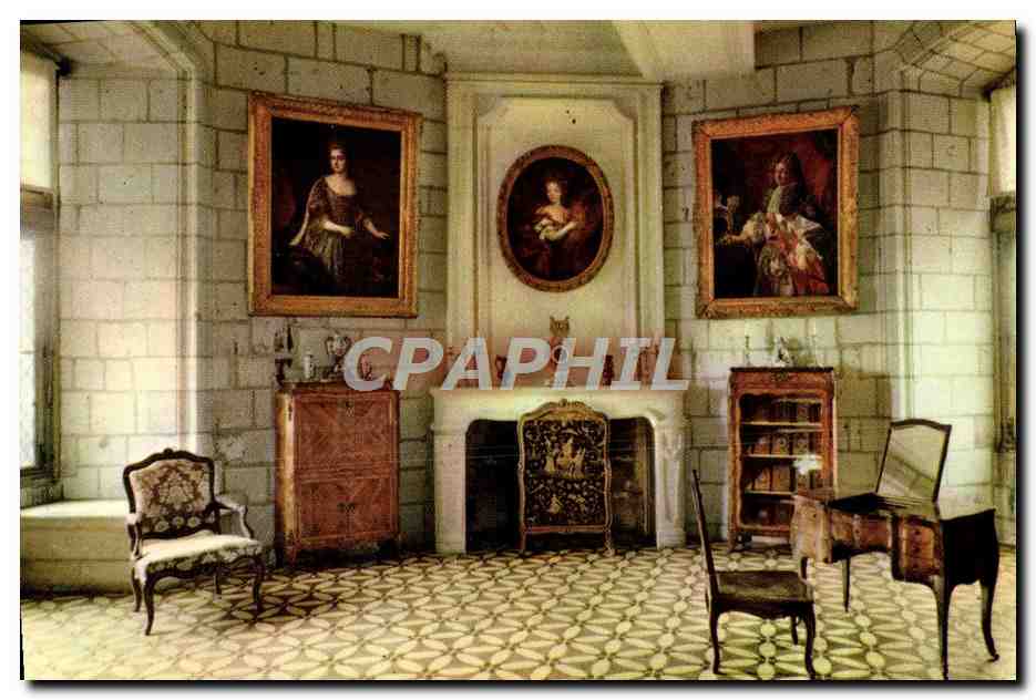 CPM Saumur Chateau Musee d'Arts decoratifs Le salon des porcelaines tendres