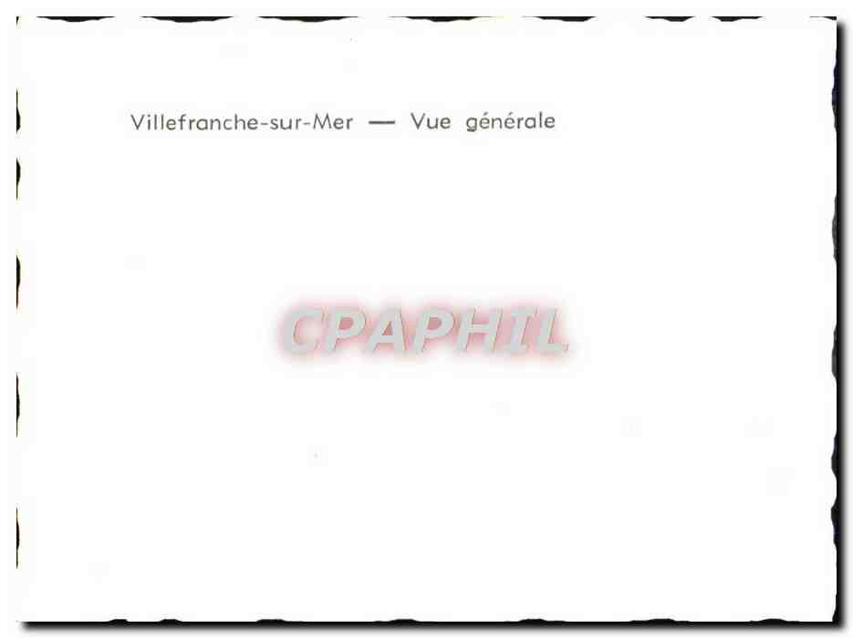 Villefranche-sur-Mer — Vue générale — CPAPHIL — Reverso