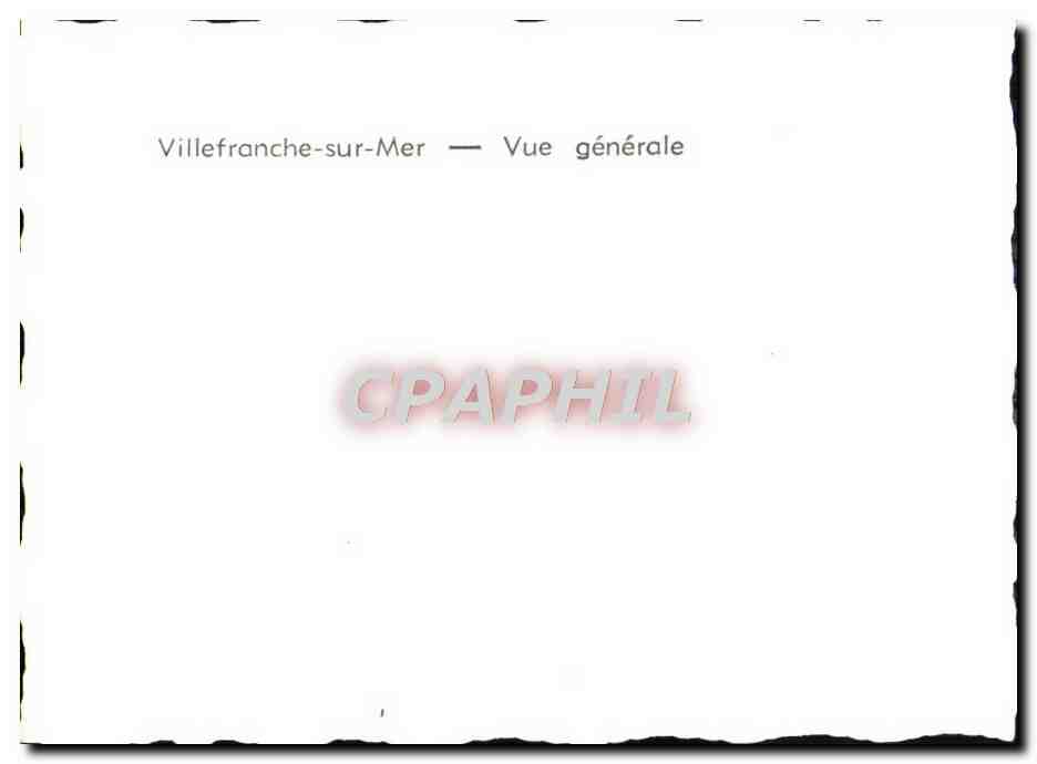 Villefranche-sur-Mer — Vue générale — CPAPHIL — Reverso