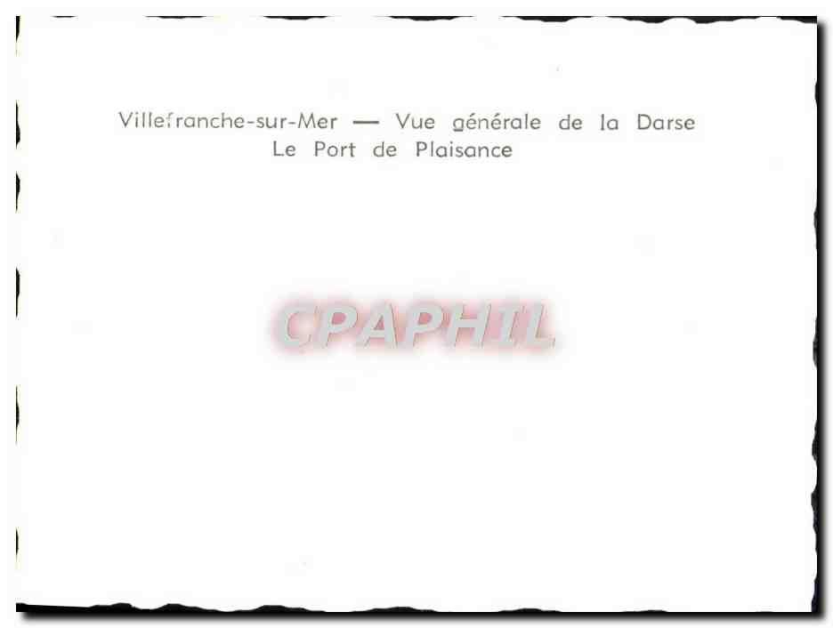 Villefranche-sur-Mer — Vue générale de la Darse — CPAPHIL — Reverso