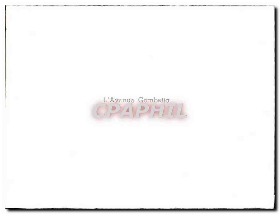 CPM L'Avenue Gambetta Senegal Lucky Strike Cigarette Tabac  — Rückseite