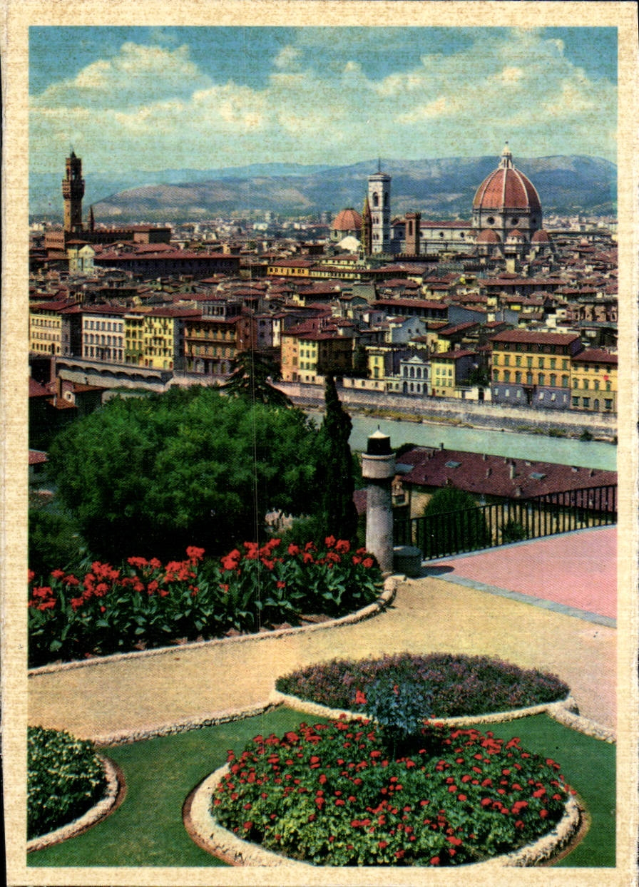 CPM Firenze Panorama Dal Piazzale Michelangelo