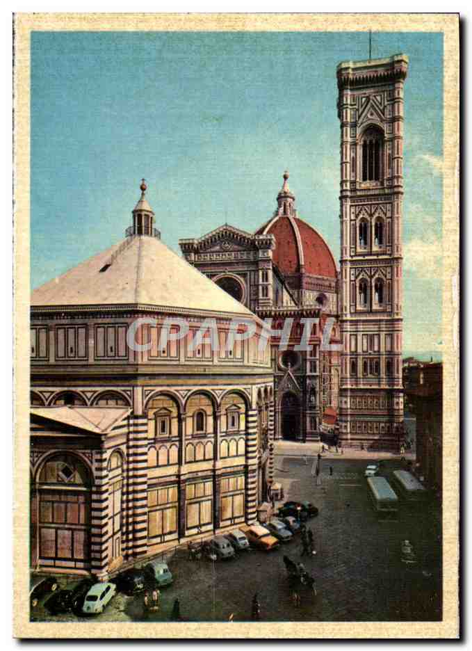CPM Firenze Battistero Cattedrale E Campanile Di Gitto