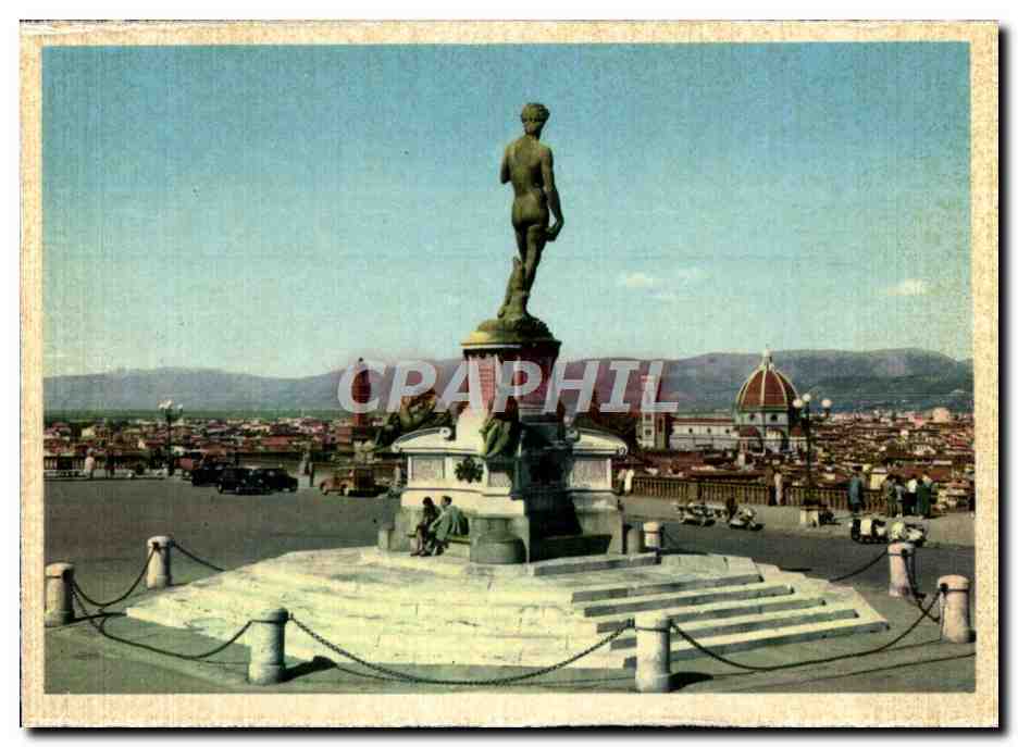 CPM Firenze Piazzale Michelangelo Posto alla Sommita Di Una Delle Diu Caratteristiche Colline