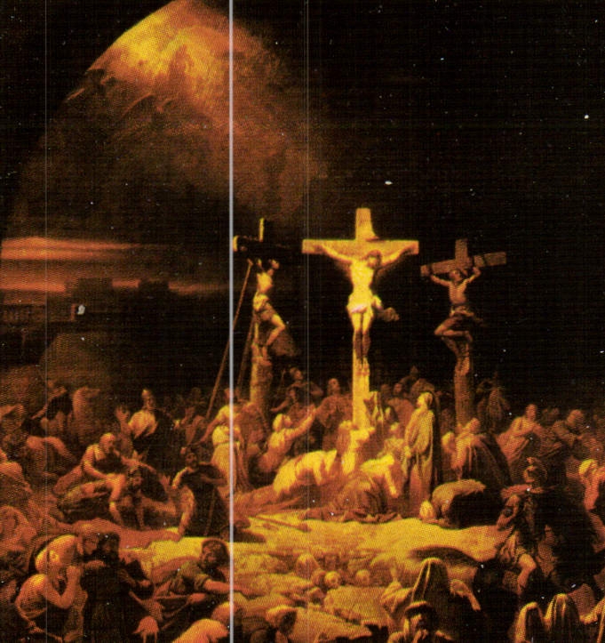 La mort du Christ sur la Croix — reproduction d'une peinture de Dreux (E.-et-L.) — d'après Gay
