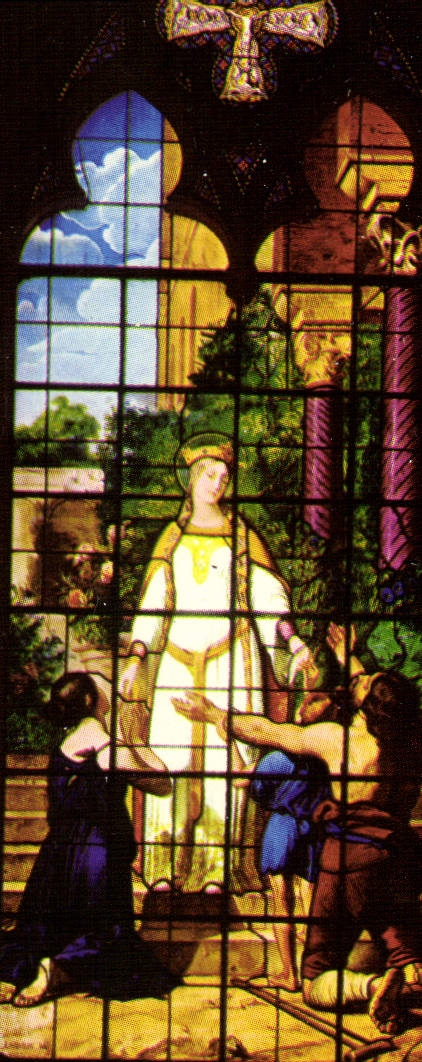 Chapelle Royale Saint-Louis — Sainte Adélaïde distribuant des aumônes — DREUX (E.-et-L.)