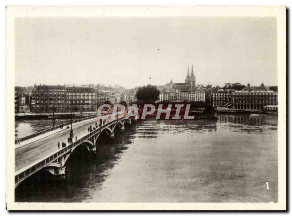 Pont de Bordeaux — vue sur la Garonne — CPAPHIL n°1