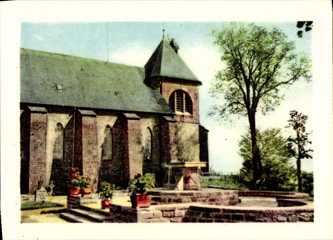 CPM Mont Sainte Odile L'Eglise Vue De La Terrasse Sud