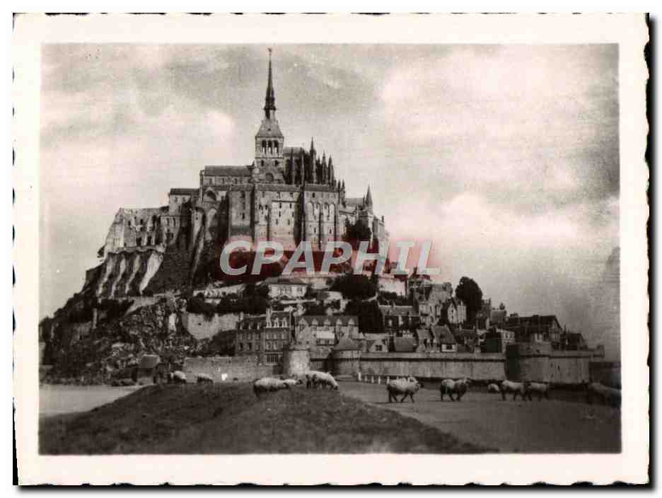 Mont Saint-Michel — Le Mont à l'arrivée — CPAPHIL