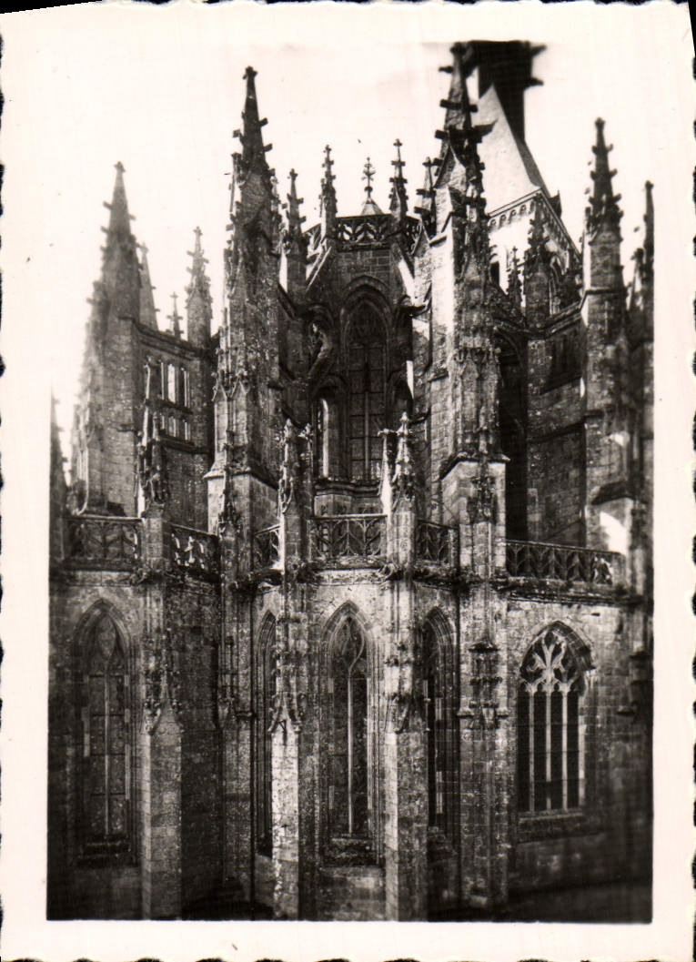 CPM Mont Saint Michel Eglise Abbatiale Le Choeur